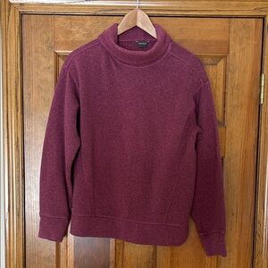 Eddie Bauer Women’s Maroon Turtleneck Sweater